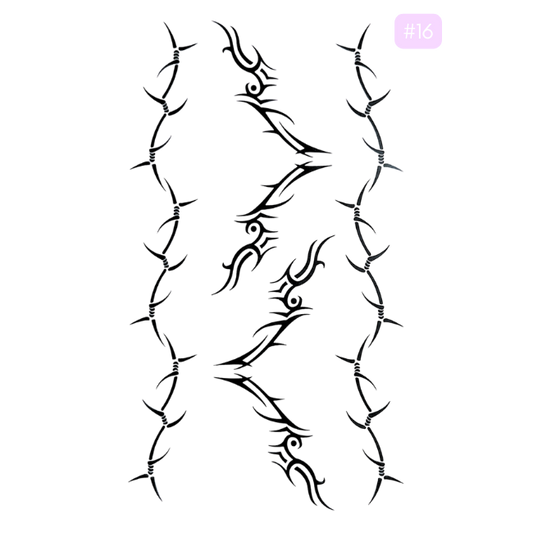 BarShe Temporary Body Tattoos - #016