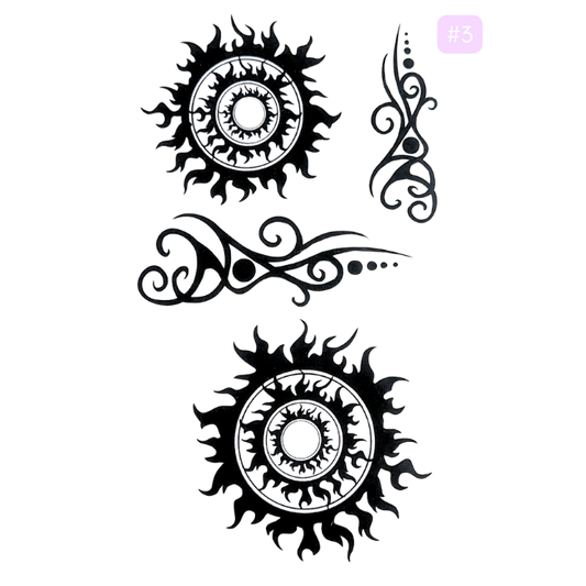 BarShe Temporary Body Tattoos - #003