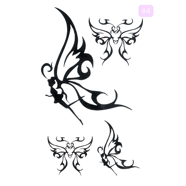 BarShe Temporary Body Tattoos - #004