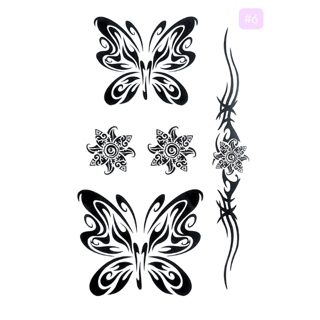 BarShe Temporary Body Tattoos - #006