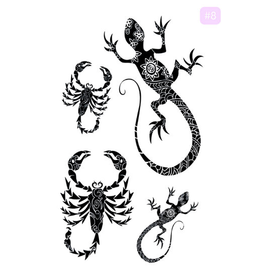 BarShe Temporary Body Tattoos - #008
