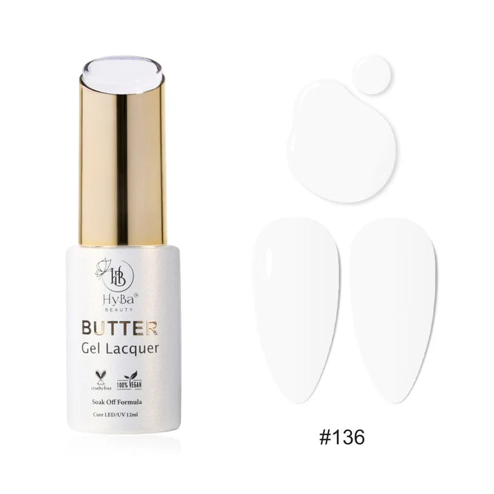 HYBA BEAUTY Butter Gel Polish 12ml - SERIES 14 (#131 - #140)