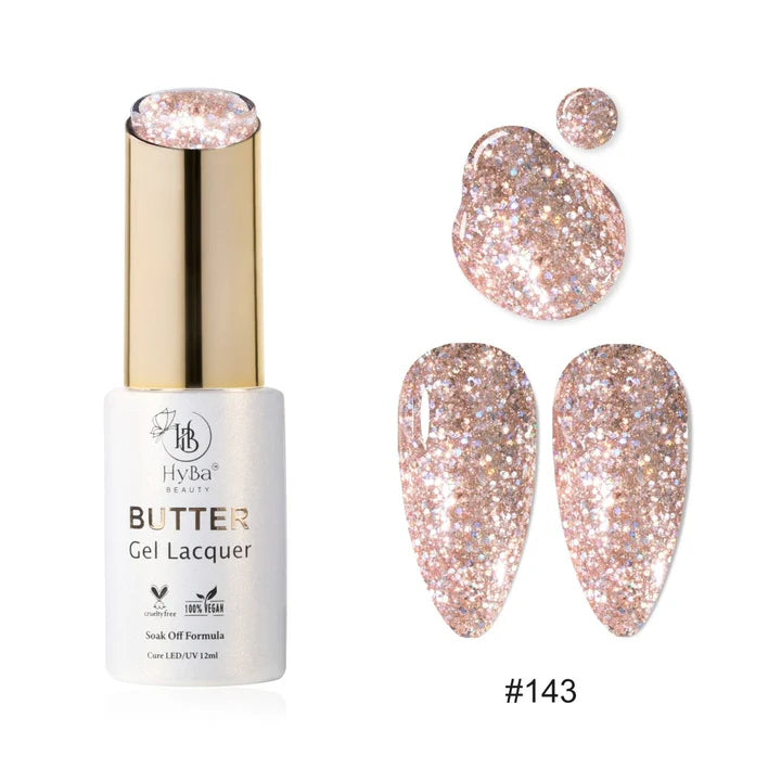HYBA BEAUTY Butter Gel Polish 12ml - SERIES 15 (#141 - #150)