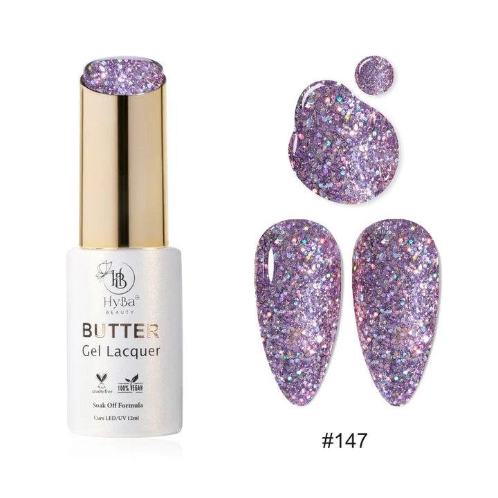 HYBA BEAUTY Butter Gel Polish 12ml - SERIES 15 (#141 - #150)