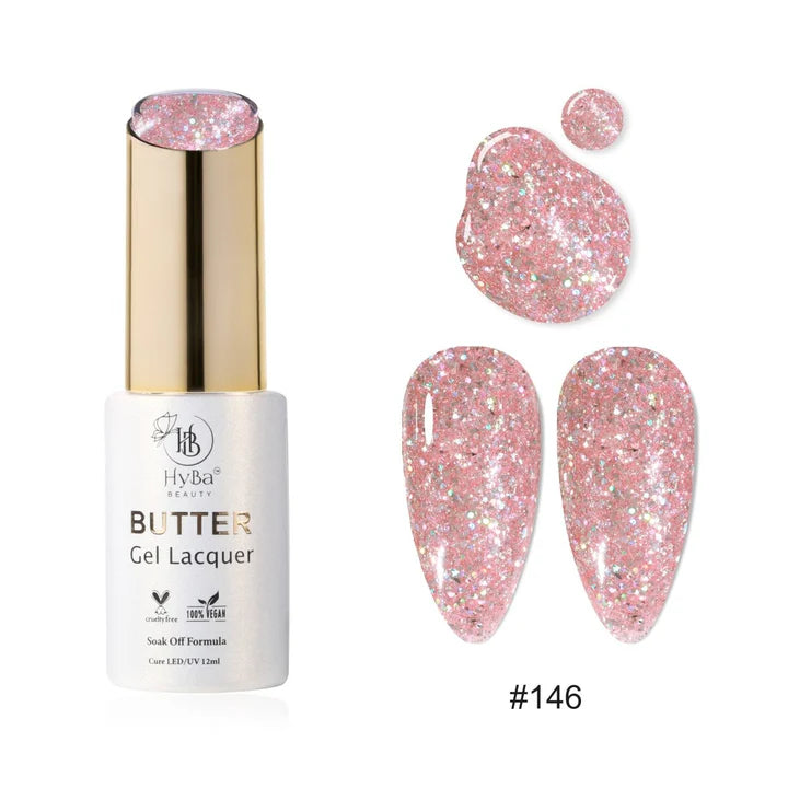 HYBA BEAUTY Butter Gel Polish 12ml - SERIES 15 (#141 - #150)
