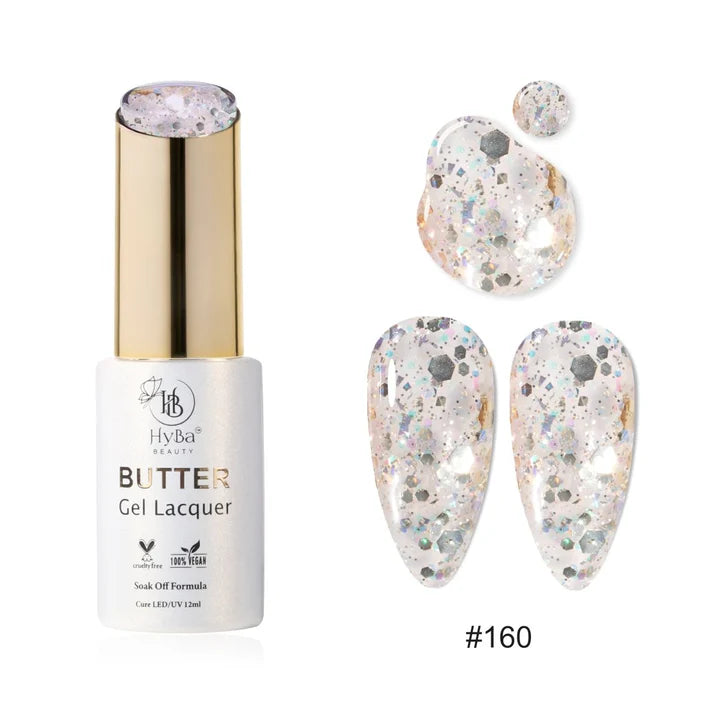 HYBA BEAUTY Butter Gel Polish 12ml - SERIES 16 (#151 - #160)
