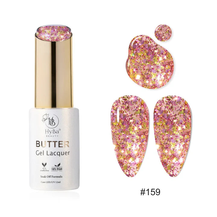 HYBA BEAUTY Butter Gel Polish 12ml - SERIES 16 (#151 - #160)