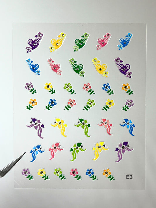 BEAUTY20 Point Nail Stickers - E03