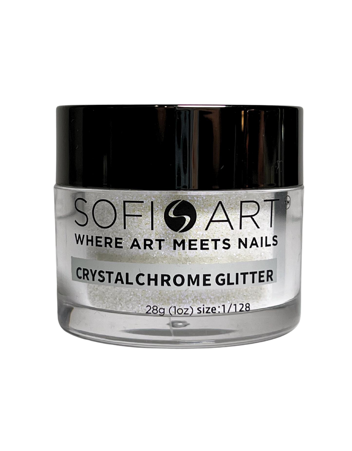SOFIART Chrome Glitter 1oz - Yellow Crystal FC01