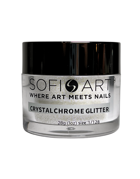 SOFIART Chrome Glitter 1oz - Yellow Crystal FC01