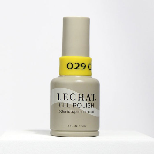 LECHAT Gel Polish Color & Top in One Coat Canary 0.5OZ -  LG029