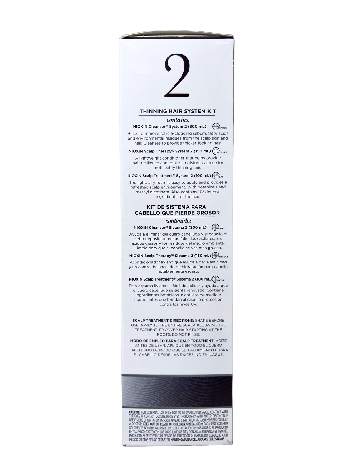 NIOXIN Hair System Kit #2 - Noticeably Thinning for Fine Hair
