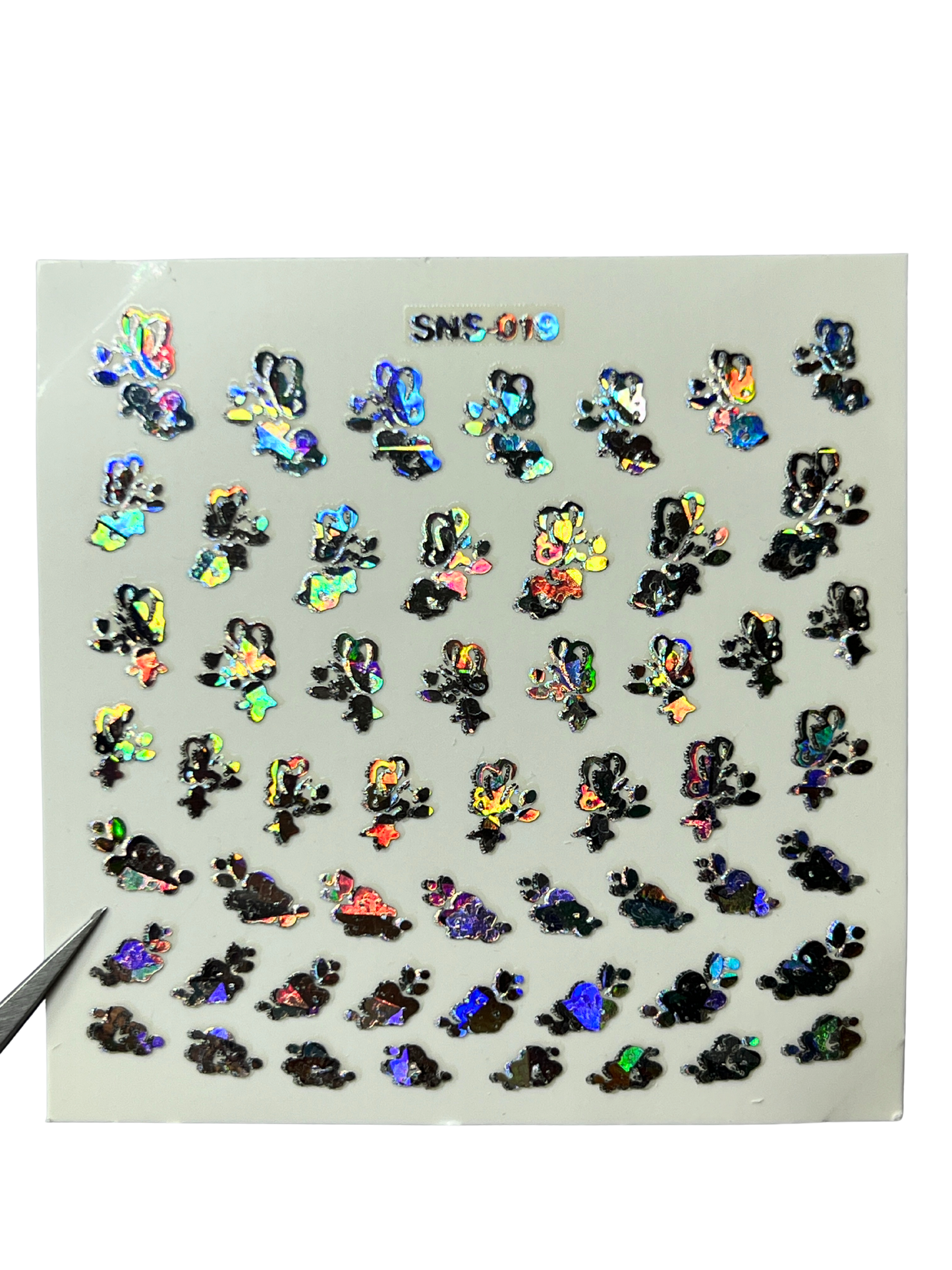 LECECIA Seashell Holographic Nail Stickers - SNS-019