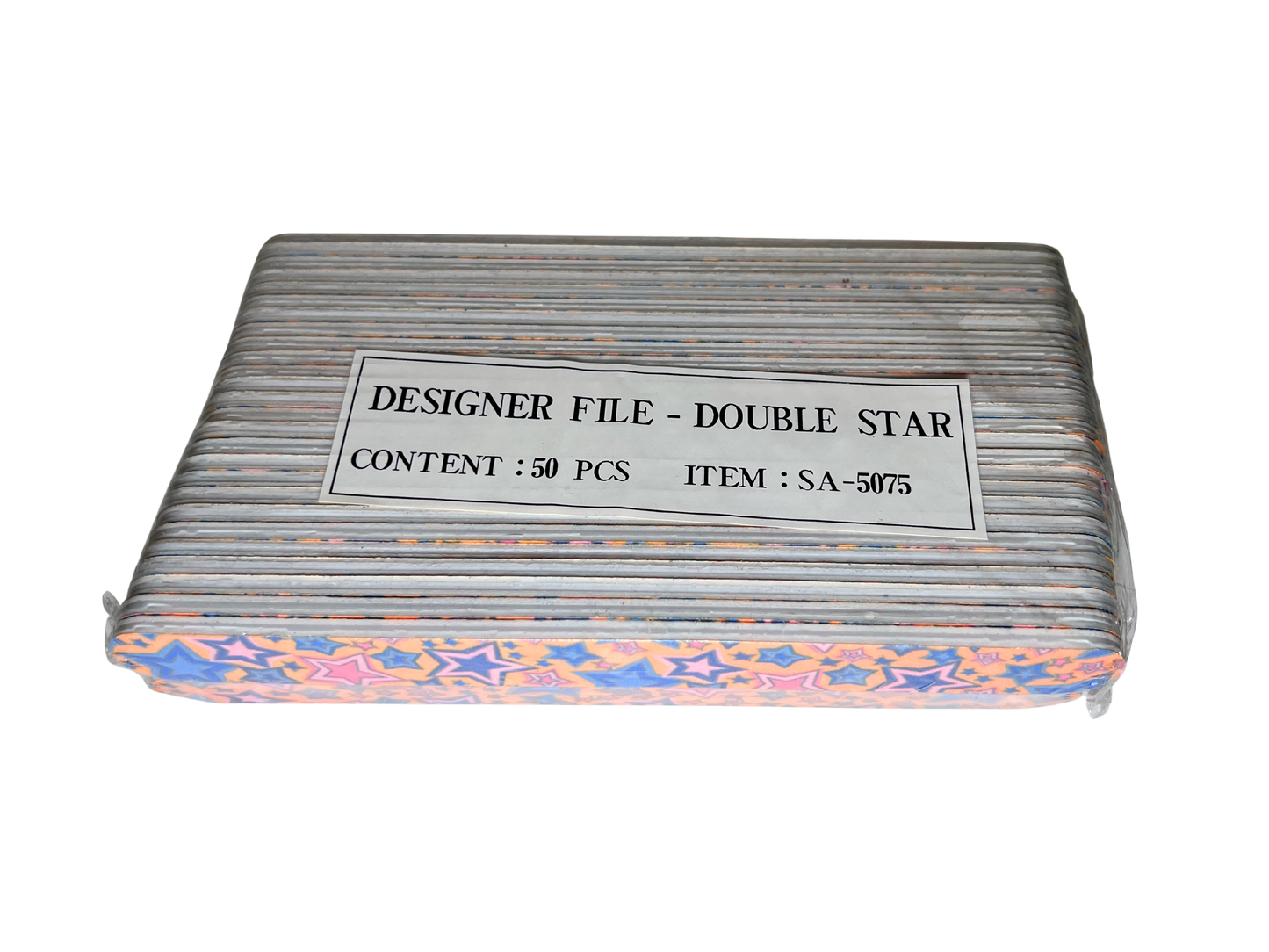 Design Nail Files 7" - DOUBLE STARS