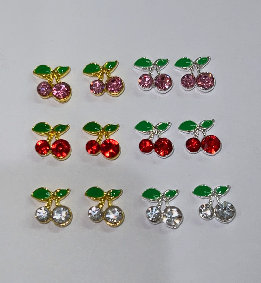 Crystal Cherry Charms