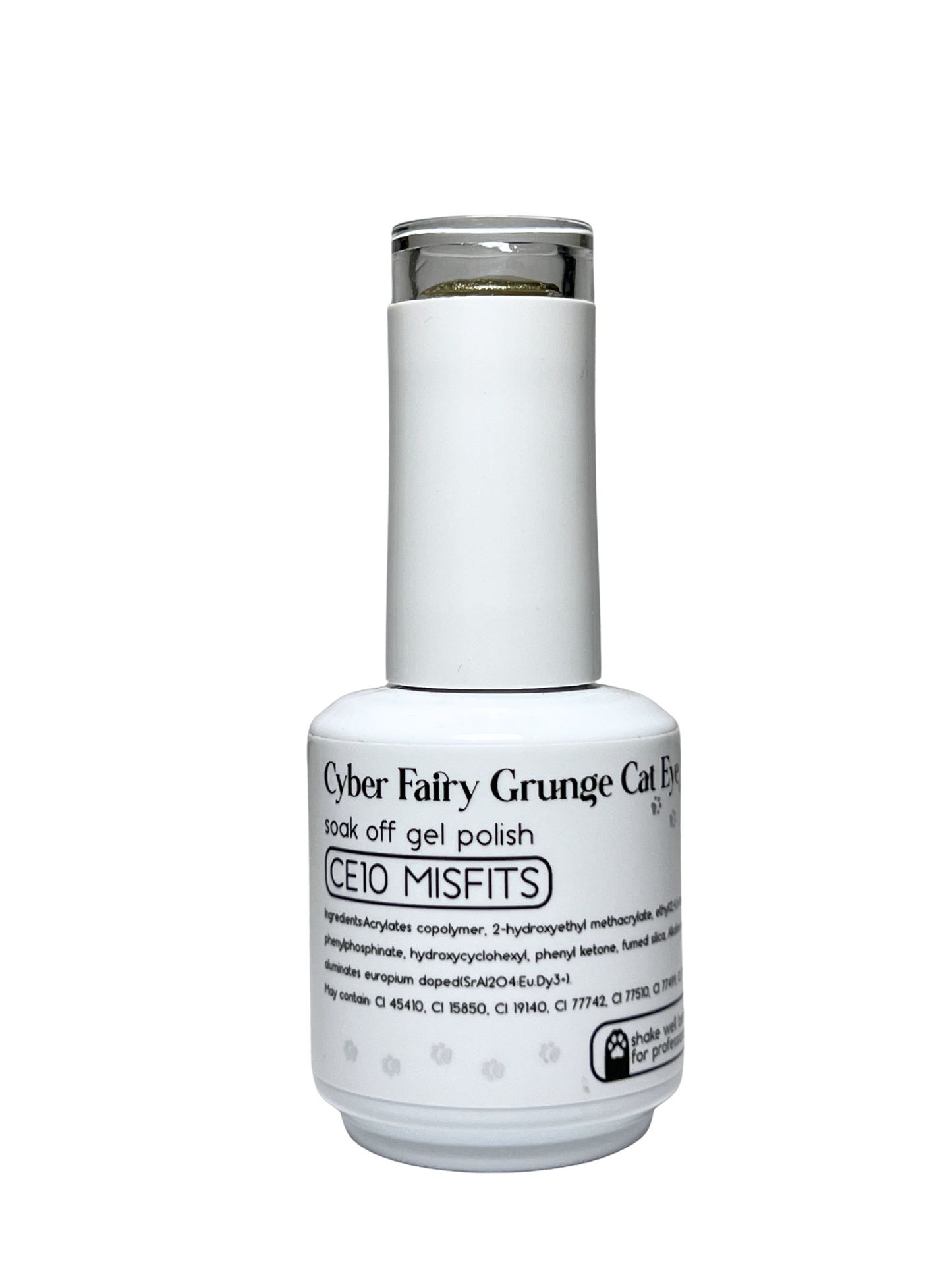 SOFIGLAZE Gel Color 0.5oz Cyber Fairy Grunge Cat Eye - CE10 Misfits
