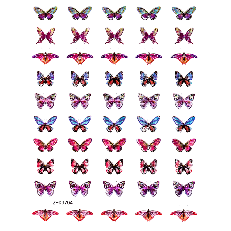 Butterfly Nail Stickers - No.4