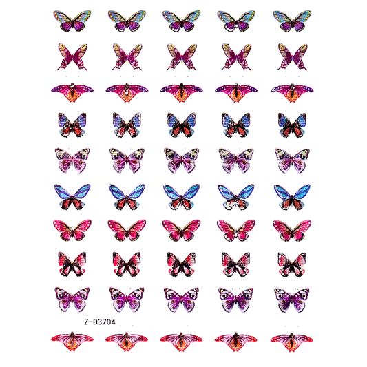 Butterfly Nail Stickers - No.4