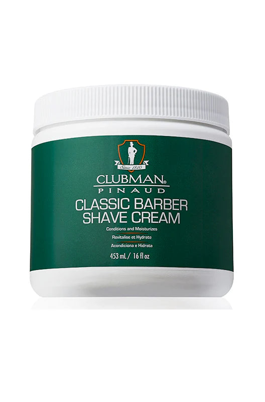 CLUBMAN Pinaud Classic Barber Shave Cream 16oz