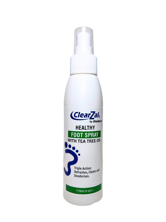 CLEARZAL Healthy Foot Sanitizer Spray with Tea Tree Oil