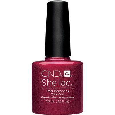 CND Shellac Gel Polish 0.25oz - Red Baroness
