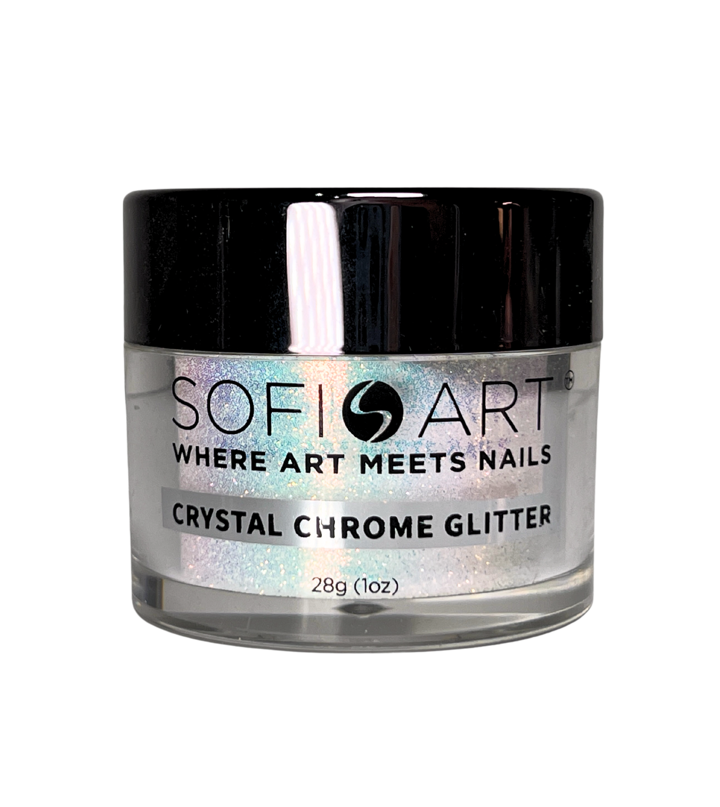 SOFIART Chrome Glitter 1oz - Rainbow Crystal FC05
