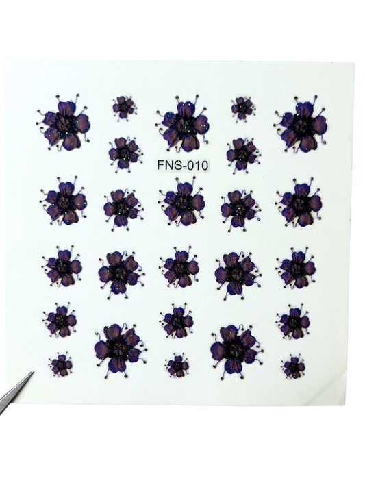 LECECIA Flower Nail Stickers - FNS-010