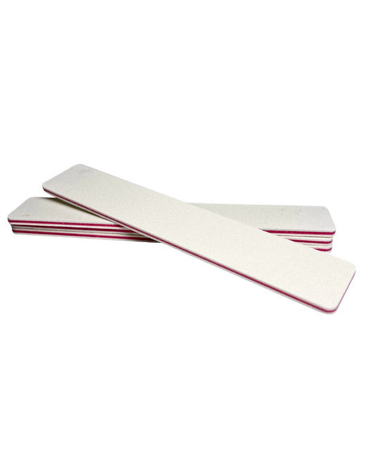 BEAUTY20 Jumbo Nail Files 7" - WHITE