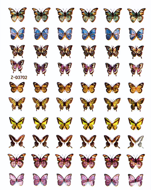 Butterfly Nail Stickers - No.2