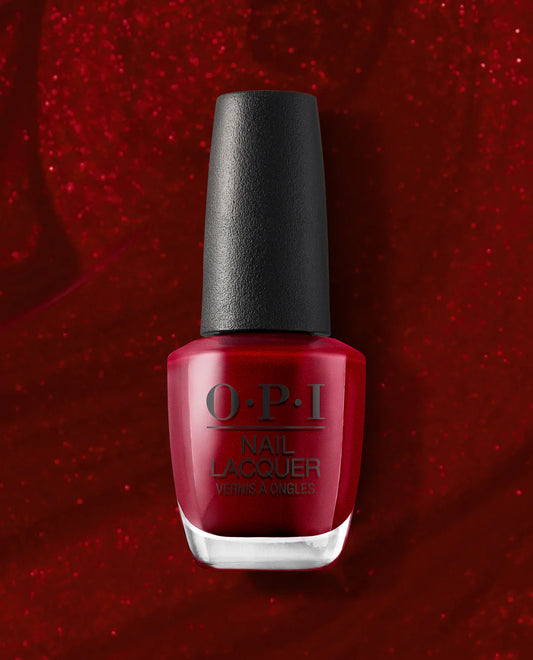 OPI Nail Lacquer 0.5oz -  Danke Shiny Red #G14