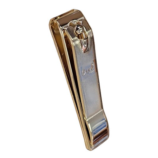 DIVA (777) Stainless Steel Straight Nail Clipper - Gold