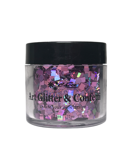 CACEE Art Glitter & Confetti - Holo Pink #90
