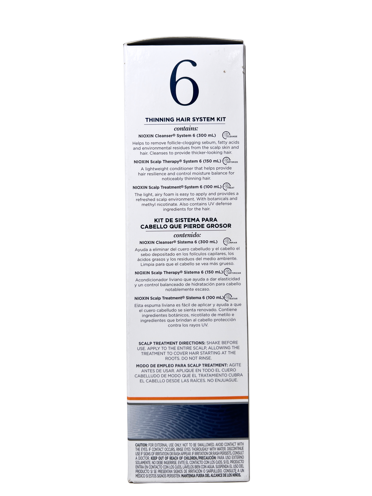 NIOXIN Hair System Kit #6 - Noticeably Thinning for Medium to Coarse Hair