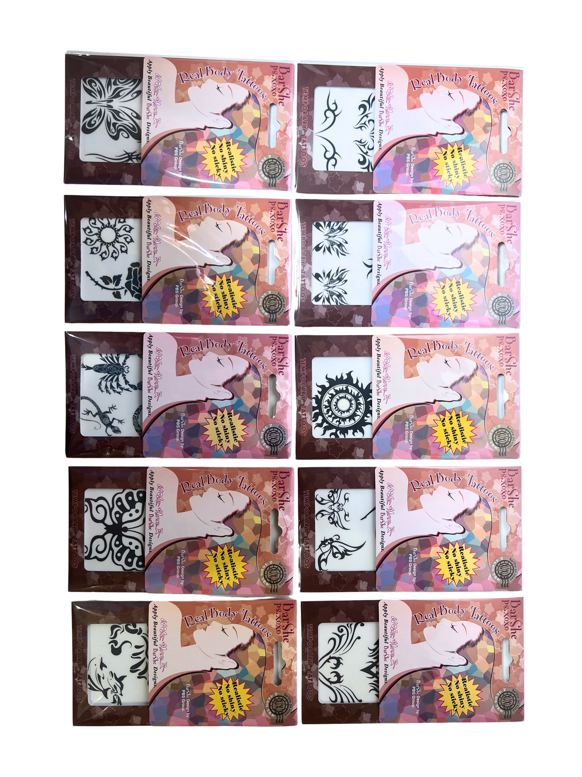BarShe Temporary Body Tattoos - #005