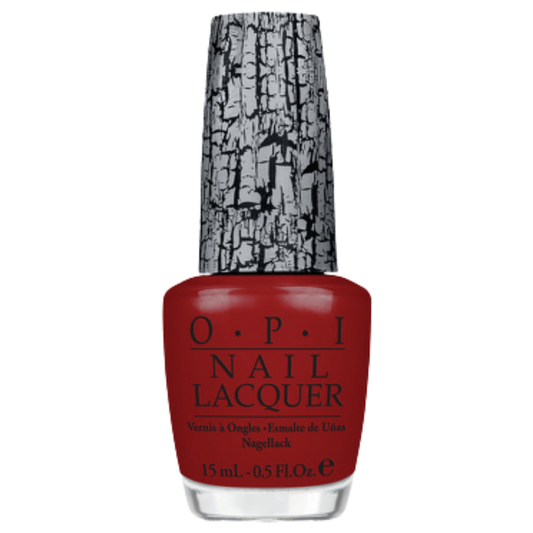 OPI Nail Lacquer 0.5oz - Red Shatter #E55