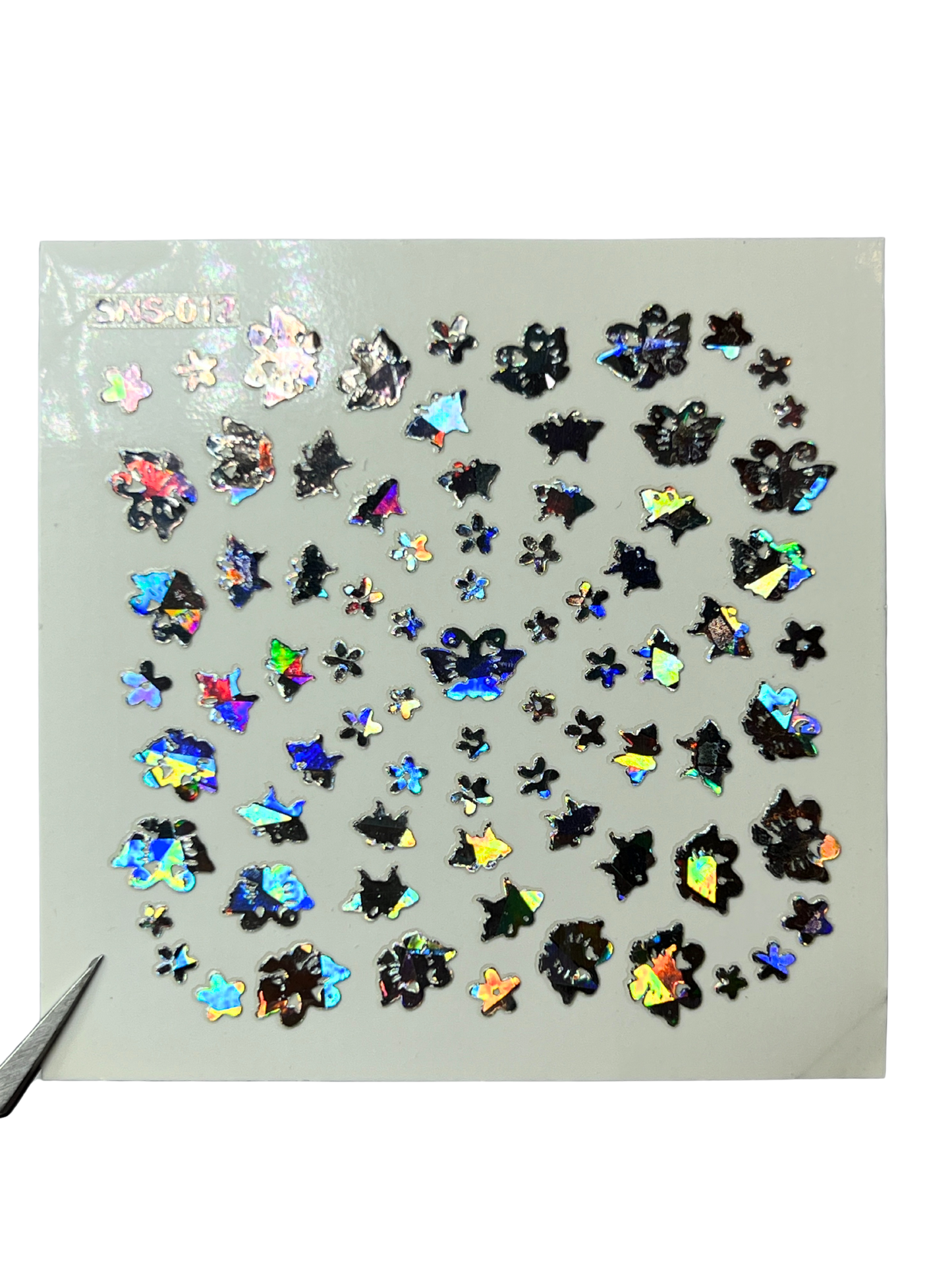 LECECIA Seashell Holographic Nail Stickers - SNS-012