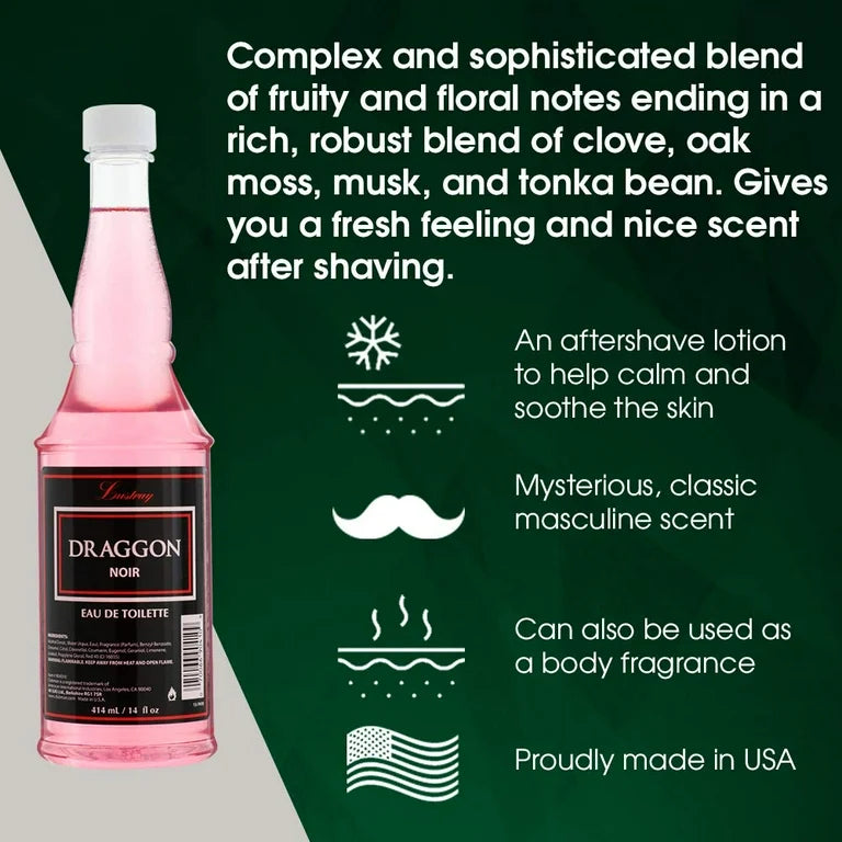 CLUBMAN Lustray Draggon Noir Eau De Toilette 14oz