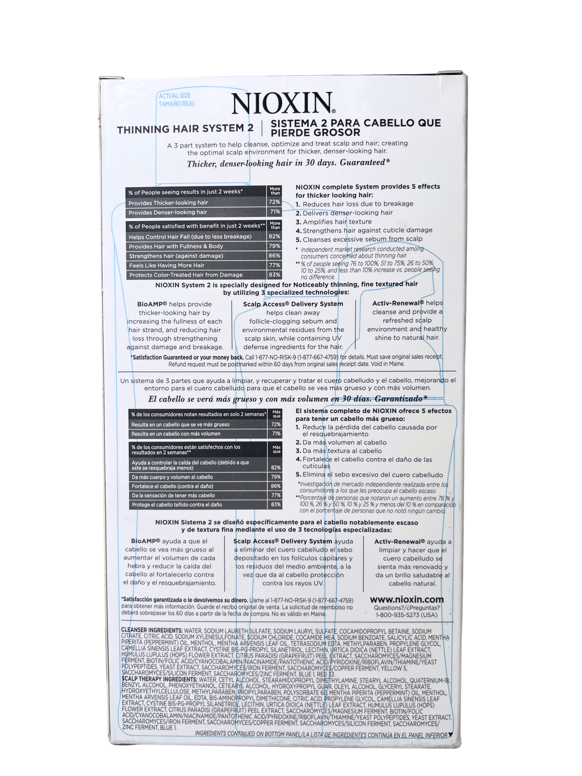 NIOXIN Hair System Kit #2 - Noticeably Thinning for Fine Hair