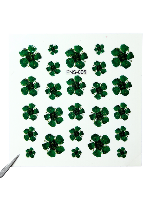LECECIA Flower Nail Stickers - FNS-006