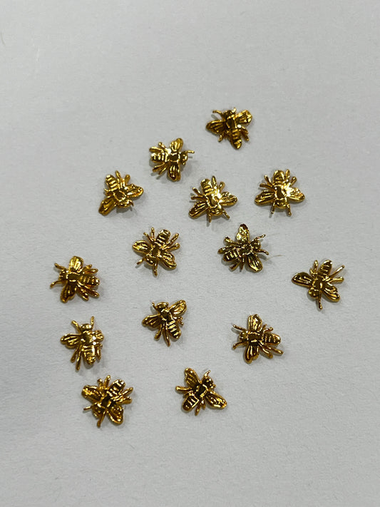 90's Gold Charms - Bee