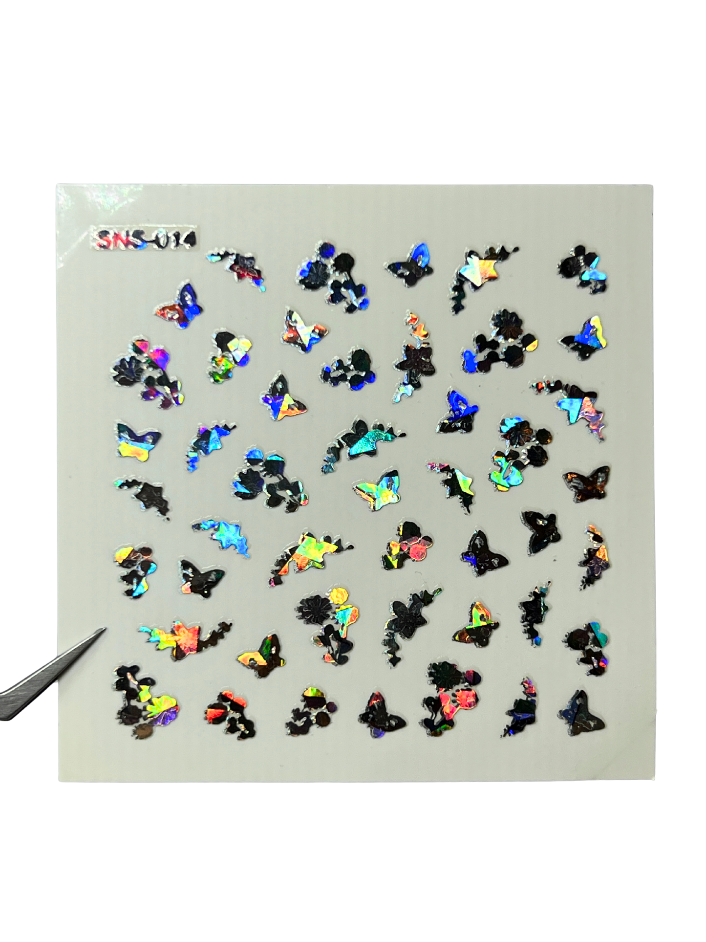 LECECIA Seashell Holographic Nail Stickers - SNS-014