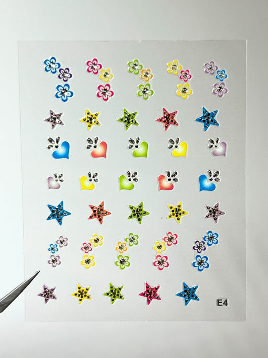 BEAUTY20 Point Nail Stickers - E04