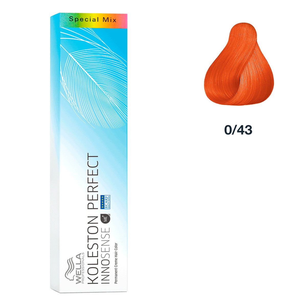 WELLA Koleston Perfect Innosense Permanent Creme Hair Color - 0/43 (Red Gold)