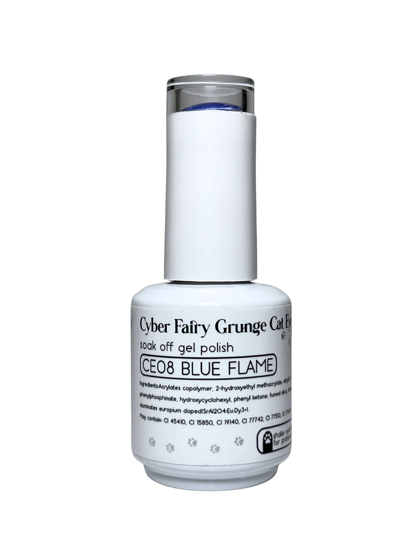 SOFIGLAZE Gel Color 0.5oz Cyber Fairy Grunge Cat Eye - CE08 Blue Flame