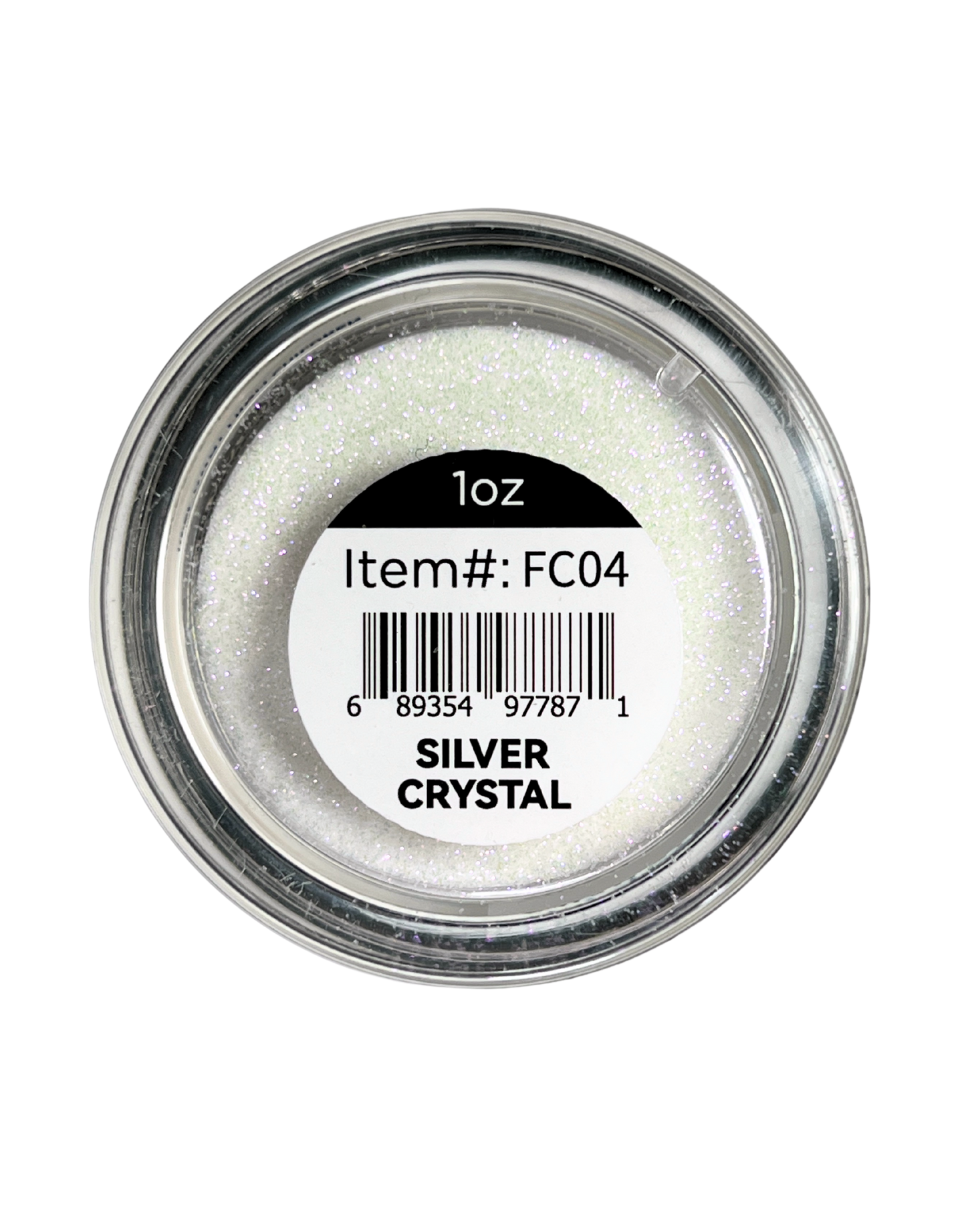 SOFIART Chrome Glitter 1oz - Silver Crystal FC04