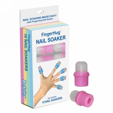 BERKELEY Fingerhug 10ct Nail Soaker - Pink