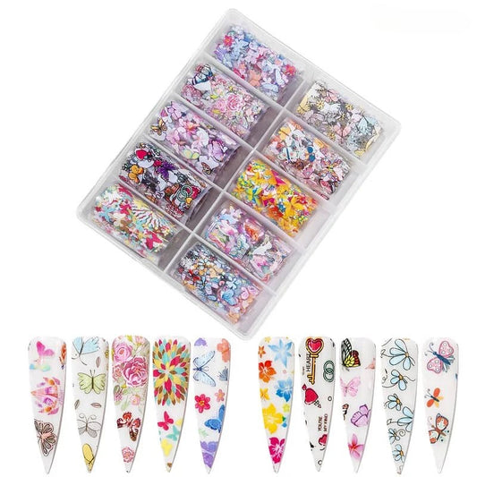Nail Foil Transfers - Butterflies