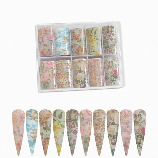 Nail Foil Transfers - Cherubs