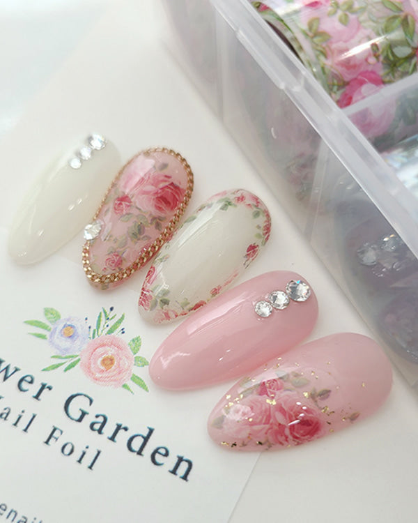 Nail Foil Transfers - Flowers
