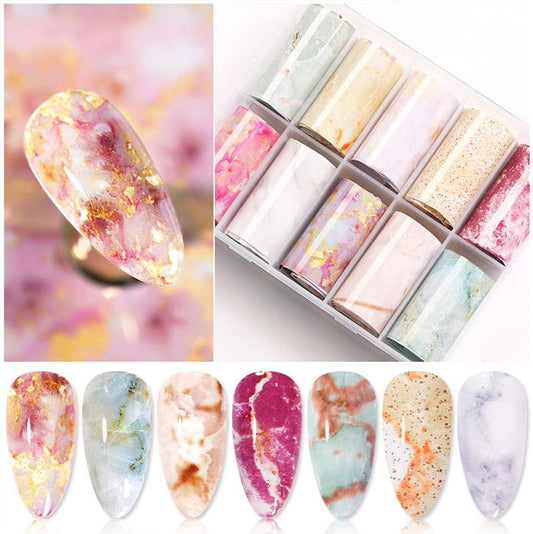 Nail Foil Transfers - Marble 2